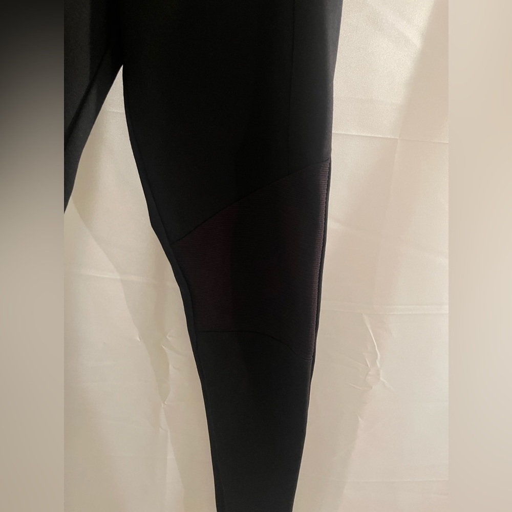 Women’s TOPSHOP Black Biker Knee Ponte Leggings! - Picture 5 of 8